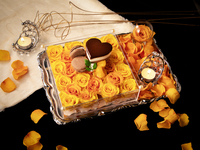 Seasonal course limited to March-May [~Spring Journey~] Strawberry heart cake & macaron special dessert & original toast cocktail included♪ Special dinner of "6-second grilled Japanese black beef" and "sea bream hitsumabushi" "With gratitude to you, my precious one."