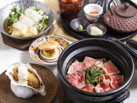 NEW！【黑毛和牛舞茸黄油锅饭～蛋黄鳗鱼饭～午餐】2,990日元