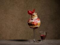 Grape and Chestnut Mont Blanc Parfait