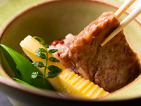 (9월~)【쿠로마츠～가을의 미각～】송이 버섯 병 찜이나 특선 흑모 와규, 밥솥 볶음밥의 가도 어메시 등 전 10품