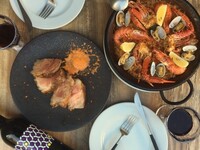 魚介のパエリアコース【大皿】飲み放題付き