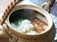 鱧と松茸の土瓶蒸し