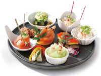 ★【予約制】ノンミート6,000円コース　〜海鮮と野菜をたっぷり楽しめるヘルシーなコース〜