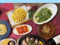 【12月～】ライトコース～人気の豚ロースのローストや、チーズ香る濃厚クリームリゾットなど全7品～ 2時間飲み放題付き 4000円