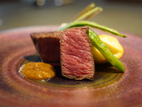 9月～ ランチ【Ivoire～イヴォワール～】A5ランク黒毛和牛ステーキ＆魚のWメインなど全6品