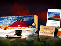 <Weekends ＆ Holiday> "Afternoon Exhibition " Chapter 14 "Thirty-six Views of Mount Fuji" with Unlimited Coffee and Tea Offerings