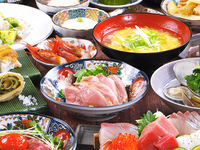[Easy drinking party] A banquet course perfect for a drinking party, including grilled local chicken and seafood bowls ★ 4,500 yen with all-you-can-drink