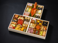 [Store Pickup/Early Reservation Bonus Included] Japanese, Western, and Chinese New Year's Three-Tier Box