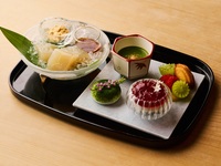 Weekdays-Only Private Room Plan — Colorful 3-Tier Bento with Pastry Chef Dessert & Wasanbon Warabi Mochi