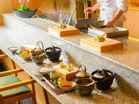 Donabe Rice (clay-pot rice) and Tempura