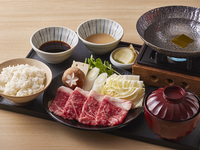朝しゃぶ御膳 (redeemable with a breakfast voucher) ※ Guests without a breakfast voucher will be charged ¥3,980.