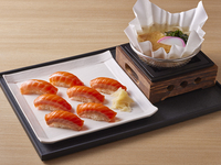 Salmon sushi (with breakfast voucher) ※ Guests without a breakfast voucher will be charged ¥3,980.