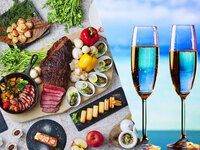 <Saturdays, Sundays, and Holidays> Sparkling Wine Toast x Lunch Buffet (90 minutes) | 7,500 yen