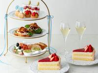 【RITUEL CAFE アフタヌーンティー乾杯ドリンク付】Afternoon tea"RITUEL CAFE"+カフェフリー+選べるカットケーキ