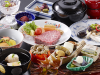 長崎和牛ステーキ懐石（伊勢海老のポワレ付き）