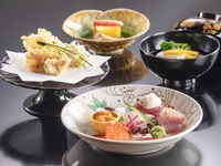 Uemachi Kaiseki + Glass of Champagne toast or recommended Japanese sake