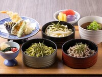 平日ランチ限定「天麩羅　麺ざんまい」