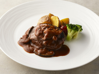Tokyo beef hamburg steak demi-glace sauce
