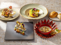Tsubaki (椿) + Dessert Plate — ¥6,600 · Oct 1–Nov 30