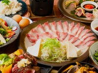 【秋の夜長！3H飲放題】大分県産若武者ハマチと霜降り鶏タタキを堪能！炭焼ステーキも付く秋宴会