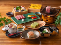 ☆Okayama Korakuen Tonosama Gozen meal with Kuroge Wagyu beef porcelain ware *Reservations must be made 5 days in advance (Dinner)