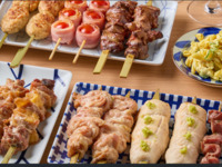 全種類　串を食べたい！！！【百鳥名物　串お任せ12種＋10月末まで特別プラン！選べる乾杯ドリンクサービス】5,500円(税込)　