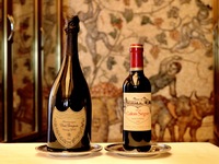 12/20～23の17:30【Tablecheck限定個室確約】クリスマスシーズンのシェフおすすめディナーコース+Dom Pérignon＋Château Calon Ségur 375ml