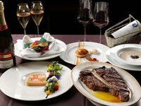 【DINNER 】<第1部>シャンパン付き クリスマスディナーコース Tボーンステーキなど全6品