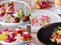 【2025 Xmasランチ】乾杯スパークリングワイン＆3段ティースタンド付き　パイ包みスープや国産牛を堪能できる全4品-SEASON-