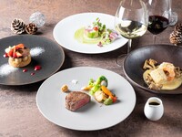 【Christmas Dinner 2025】5-course meal including Kuroge Wagyu sirloin (Japanese black beef) and caviar, with free-flow drinks