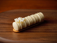 ホワイト ログ (カットケーキサイズ)