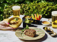 Limited-Price Champagne & Beer Garden 2025 — “Kagura” (神楽) amuse-bouche, chilled appetizer, warm appetizer, plus all-you-can-drink champagne, sake, and more. Plan: ¥10,000