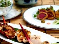 【夜景×名物のすっぽん鍋 　旬の食材を織り込んだ贅沢会席】　都
