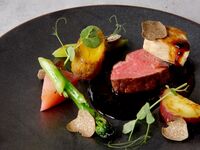 【Xmas Mangiare Special　Lunch 】乾杯酒付！横浜野菜の前菜、メインはオマール海老＆国産牛フィレ肉とフォアグラのロッシーニ！クリスマスデザートの豪華コース全5皿！（12/20～12/25)