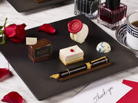 St. Regis Afternoon Tea  with Montblanc+ glass of champagne 