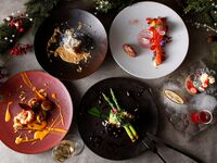 2025年クリスマスディナー　オマール海老や国産牛サーロインなど豪華全5品