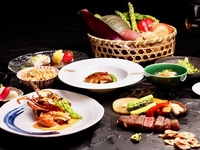 "Ming Chef's Choice Course" A new Tokyo gourmet staple. Enjoy two main dishes from land and sea. *Celebration plates are available free of charge.