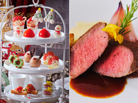 特別会場へご案内【ステーキランチ】ハピネス クリスマスアフタヌーンティー（土日）