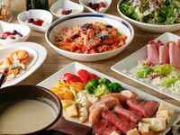 【2時間飲み放題付き】カジュアルコース5,000円　ワイン含め40種類飲み放題コース！ノンアルコールカクテルもご用意あります！