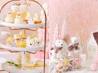 平日【カフェフリー】ホワイトベアのクリスマスアフタヌーンティー