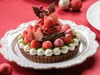 ◆事前決済◆【Christmas Cake 2025】 いちごチョコタルト（約 18㎝）＜100台限定＞◎12/15まで◎