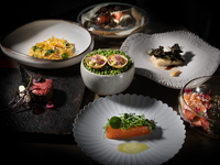 【靠窗座位】周年纪念套餐 豪华晚餐 7道菜