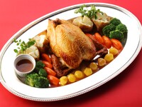 国産鶏ローストチキン（1羽）2～4名さま用　￥7,500