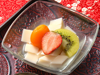 セレクトランチオプション 杏仁豆腐