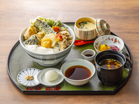 Sakura Special Autumn Tempura Rice Bowl Set (Tendon)