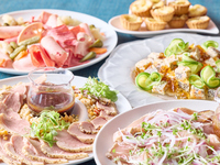 【12月土日】ディナー！夜にはローストビーフ、ブランマンジェの紅ズワイガニのせなどおすすめ！握りたてお寿司、揚げたての天麩羅も登場！