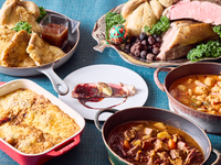 【謹賀新年】お正月ランチ3部！ローストポーク、パリパリチキン、ブランマンジェの紅ズワイガニのせなどおすすめ！海鮮ちらし寿司、揚げたての天麩羅も登場！