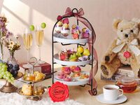 《11/22良い夫婦の日メッセージプレートプレゼント》【平日】2時間カフェフリー＊グラススパークリングワイン付き＊ハーマンテディの芋＆シャインマスカットのアフタヌーンティー