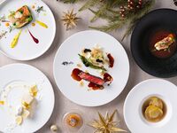 [Official Limited Early Bird Discount: Christmas 2025] Christmas Course with 6 dishes including black beef loin, grouper, and lobster