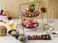 Dîner ★ Buffet à volonté de 3 sushis de viande premium ! Meat Afternoon Tea — un plaisir estival et rafraîchissant